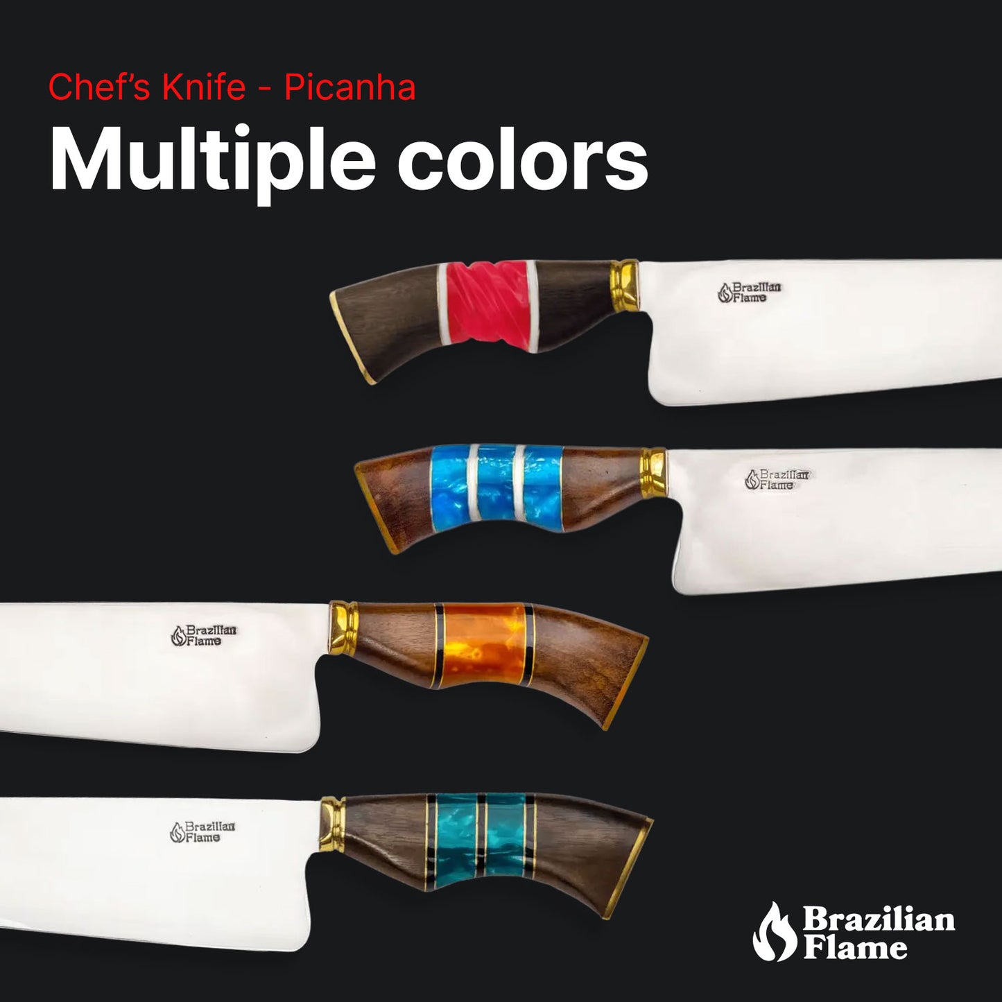 Brazilian Flame Chef's Knife - Picanha