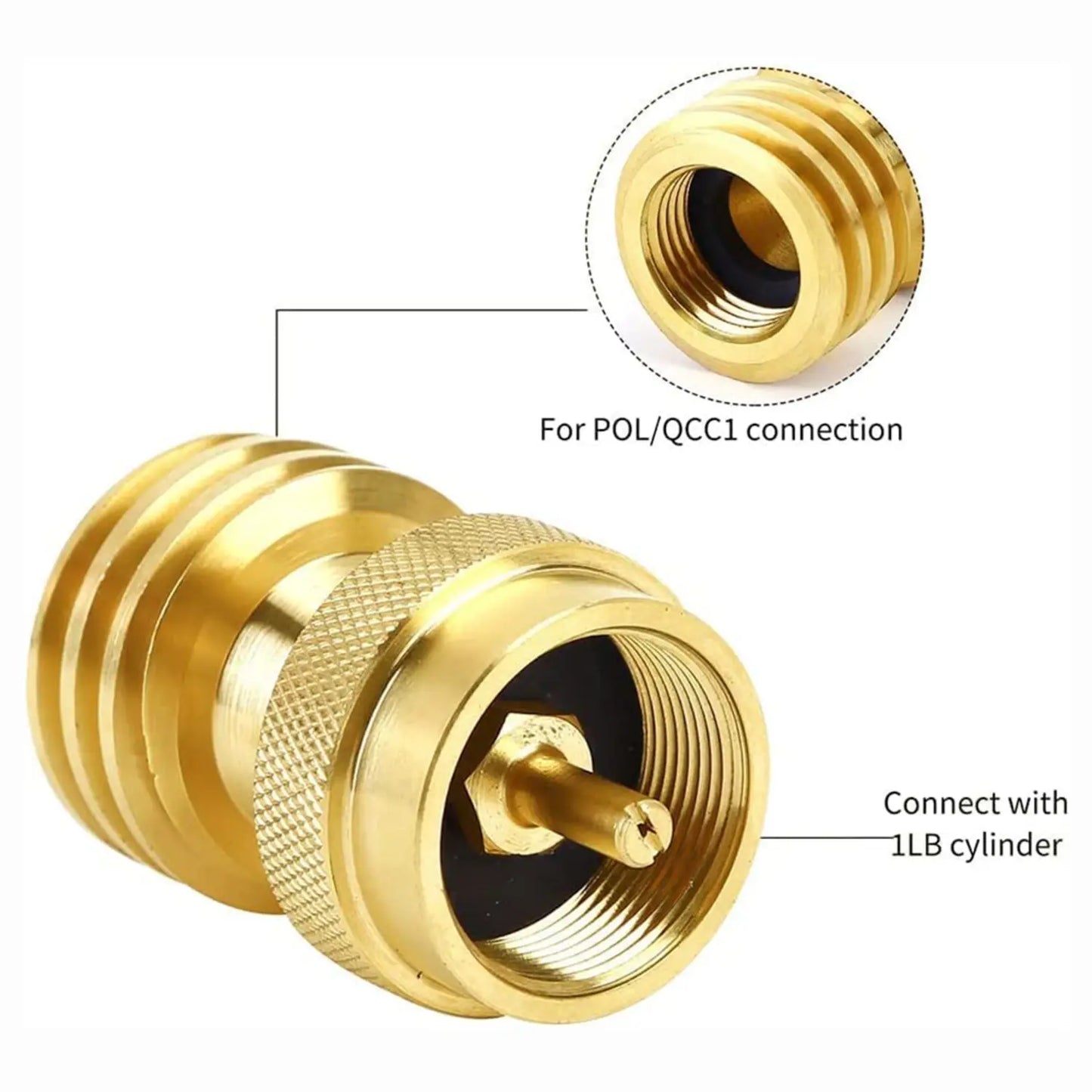 Brazilian Flame Propane Tank Adapter