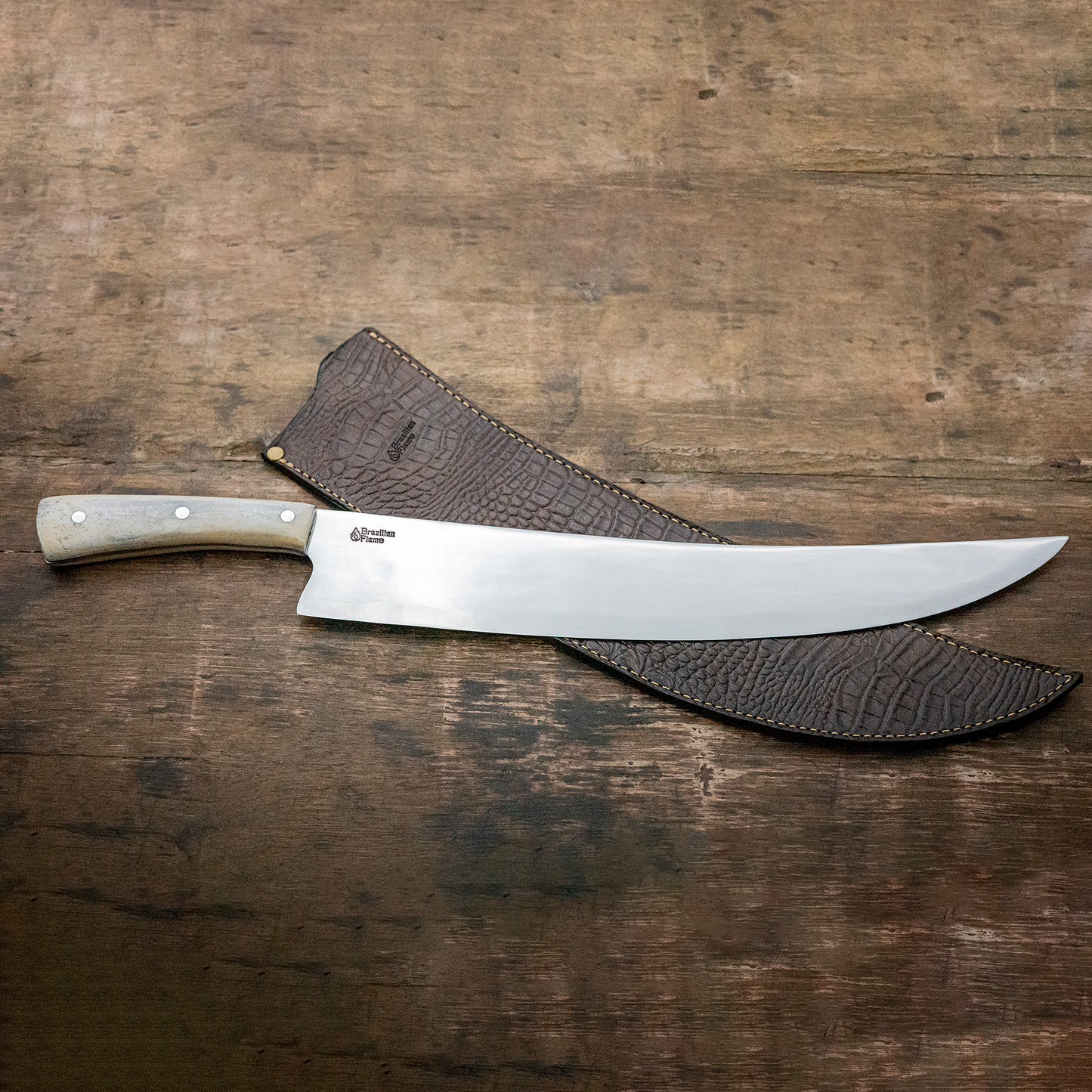 Brazilian Flame Brutus Bone Handle