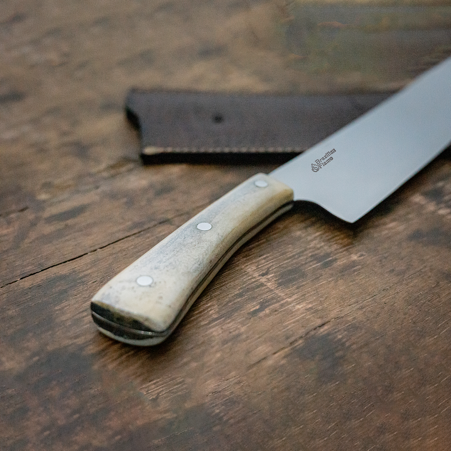 Brazilian Flame Brutus Bone Handle