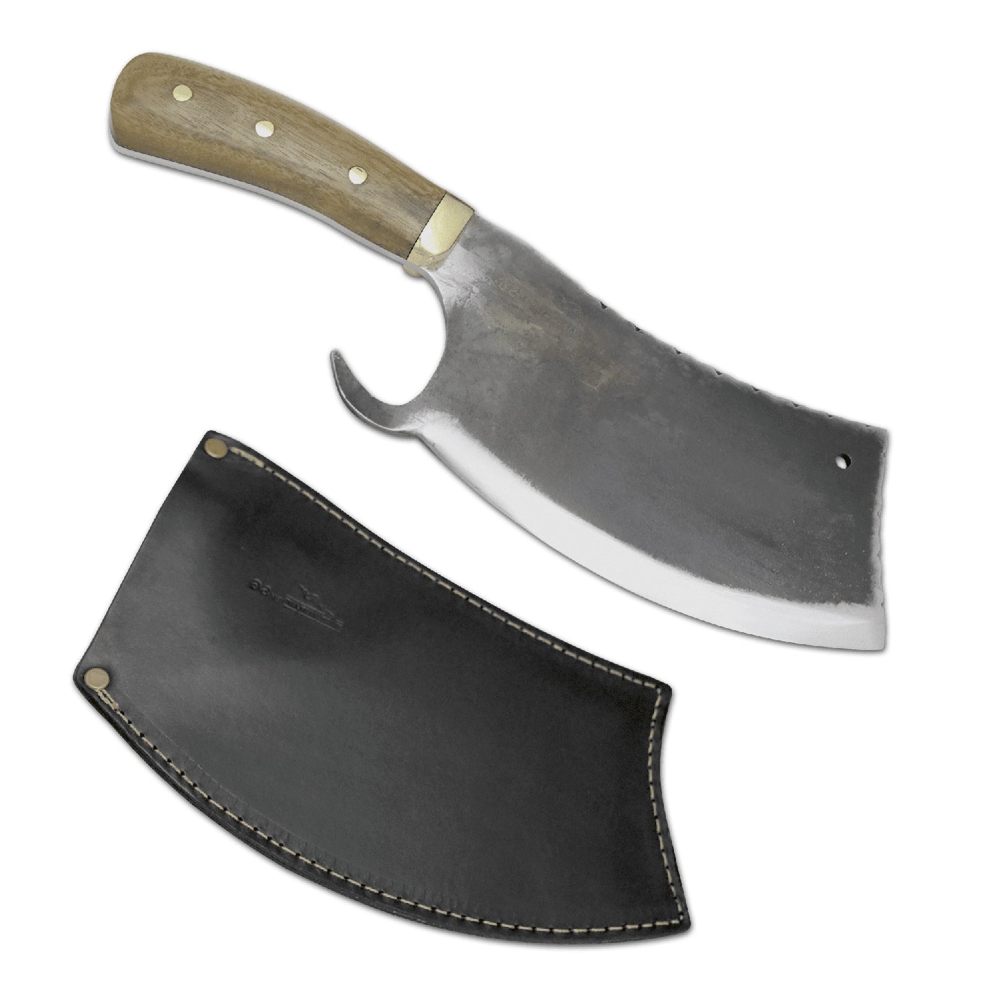 Brazilian Flame Chef's Cleaver - Rustic