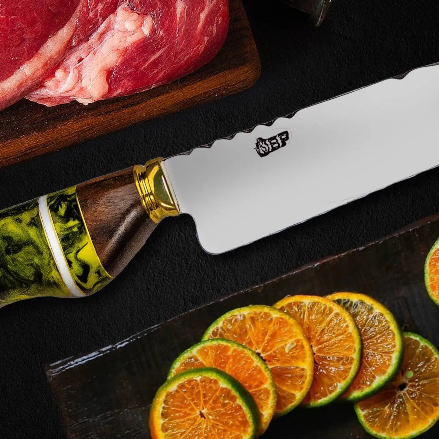 Brazilian Flame Chef's Knife - Versatile