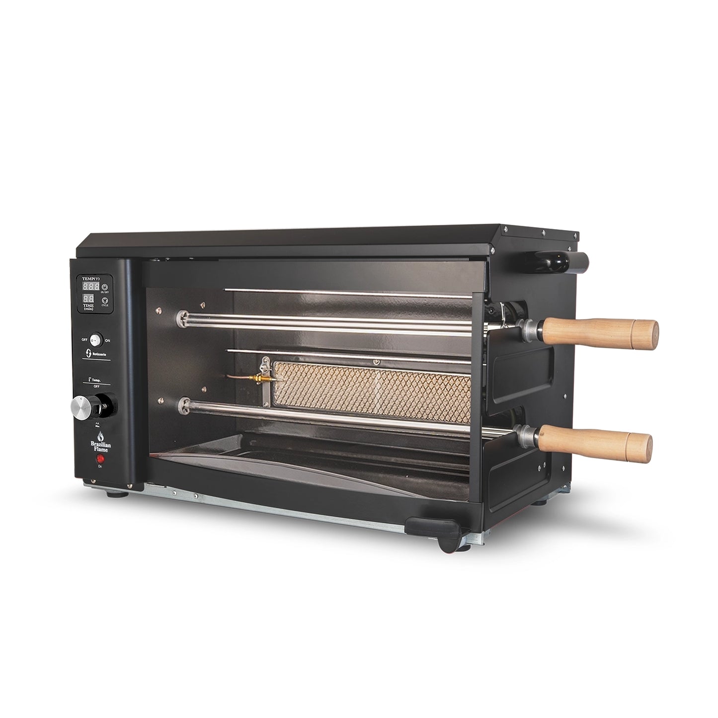 Brazilian Flame Rotisserie Gas Grill w/2-Skewers - Churrasco® Series