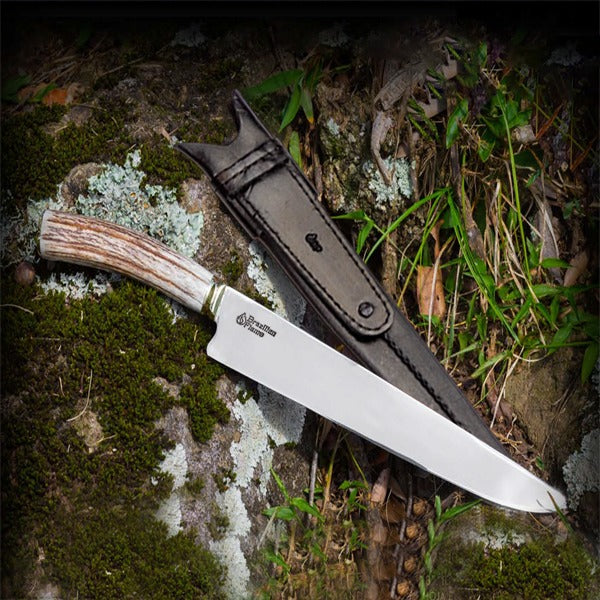 Brazilian Flame Chef's Knife - Deer Horn