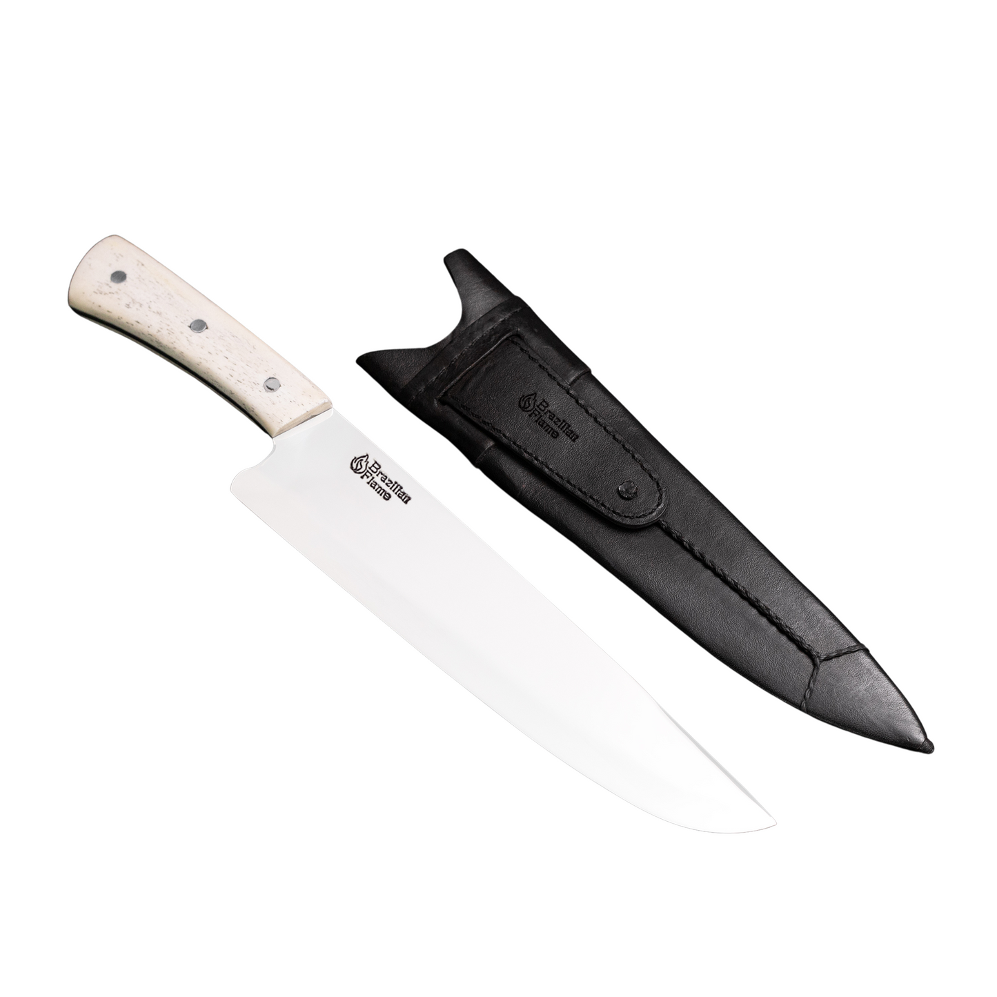 Brazilian Flame Chef's Knife - Picanha Bone Handle