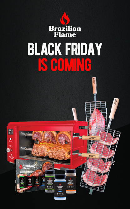 7 ITENS - $200 OFF BLACK FRIDAY SPECIAL PROMOTION - ROTISSERIE "GAS GRILL 2 SKEWERS" + ACCESSORIES COMBO