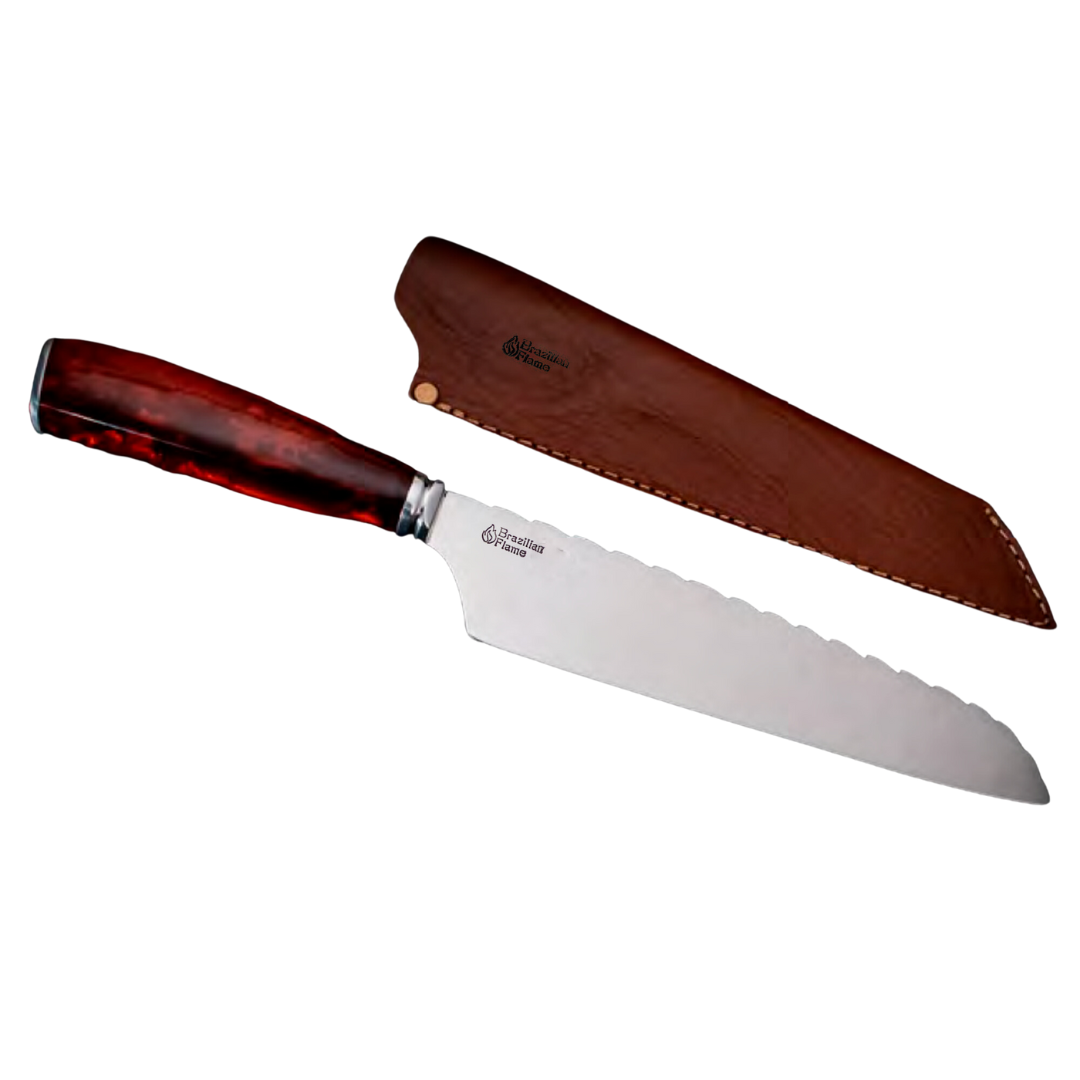 Brazilian Flame Chef's Knife - Agata