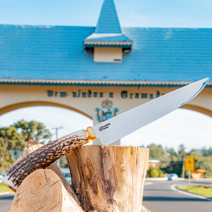 Brazilian Flame Chef's Knife - Deer Horn