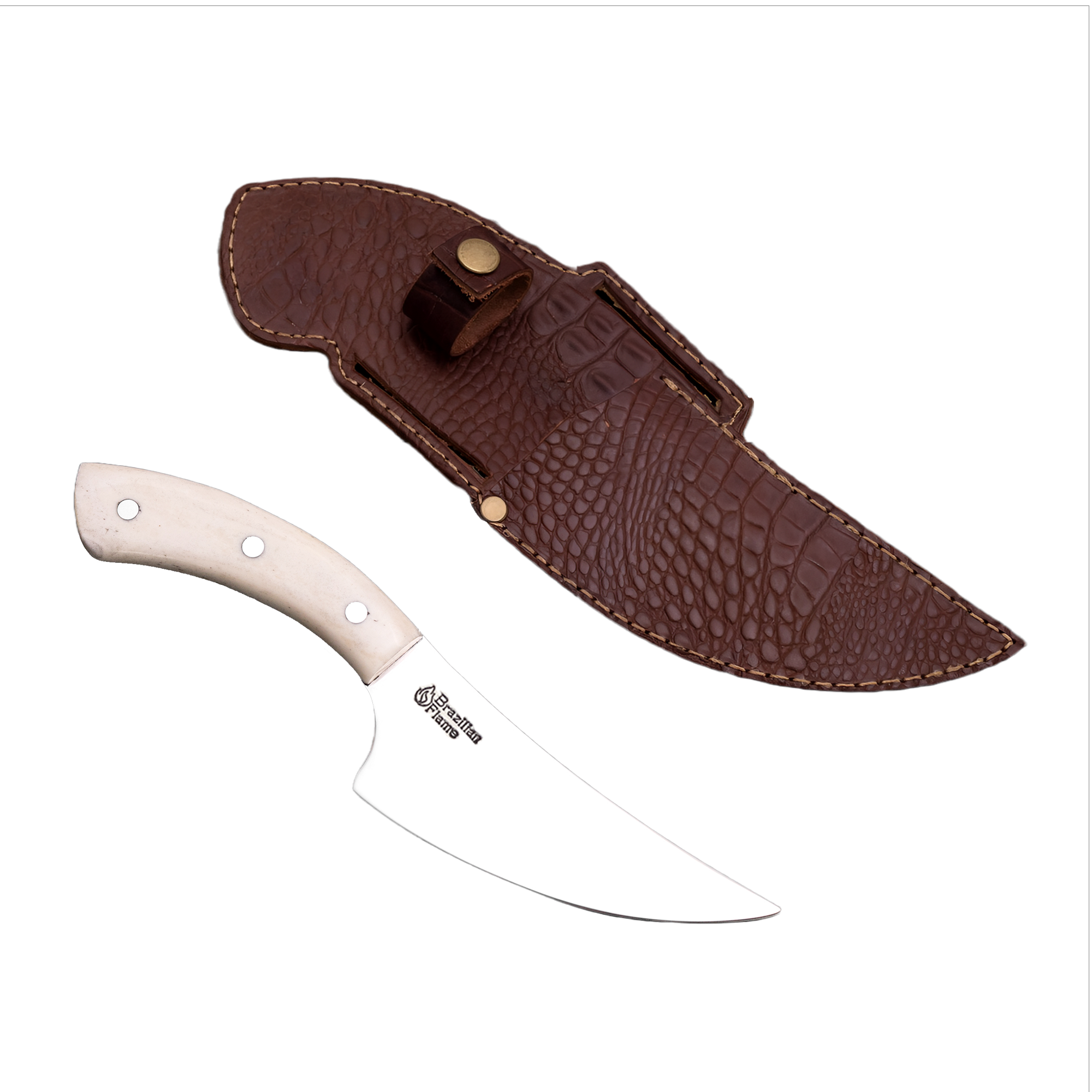 Altomino butcher knife curved meat knife for carving