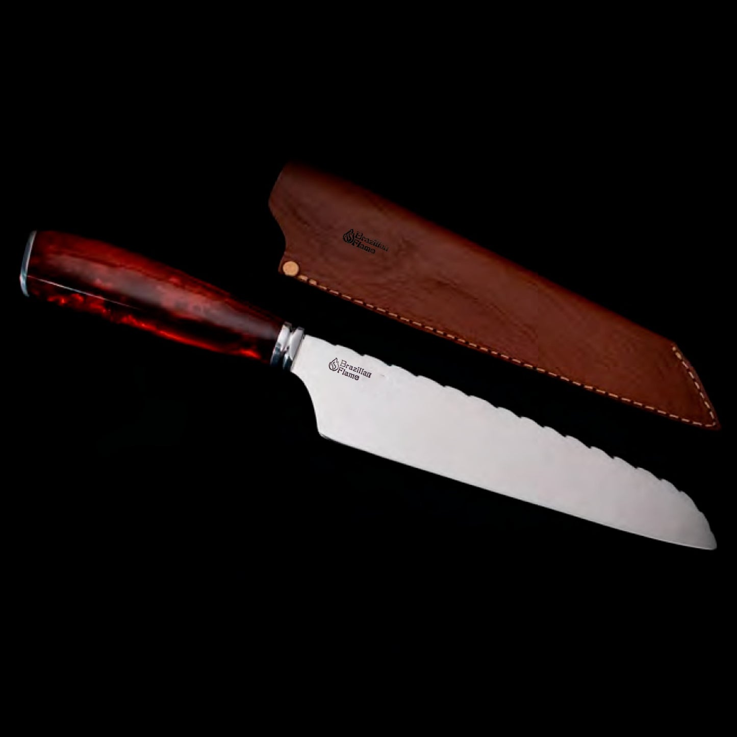 Brazilian Flame Chef's Knife - Agata