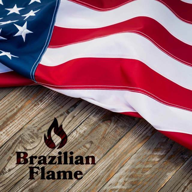 Brazilian Flame Churrasco® Rotisserie Electric Grill w/2-Skewers